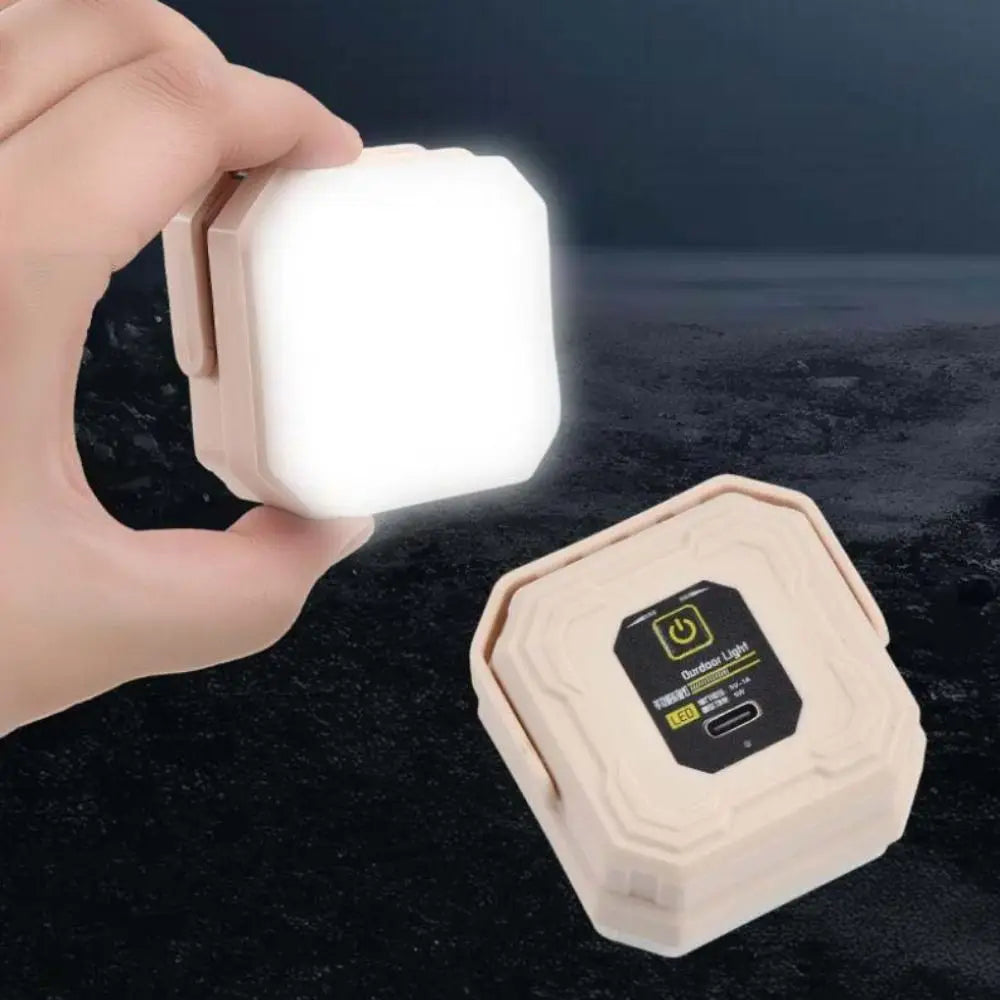 USB Rechargeable Camping Tent Light with Hook – Dimmable LED Camping Lantern PLUSH