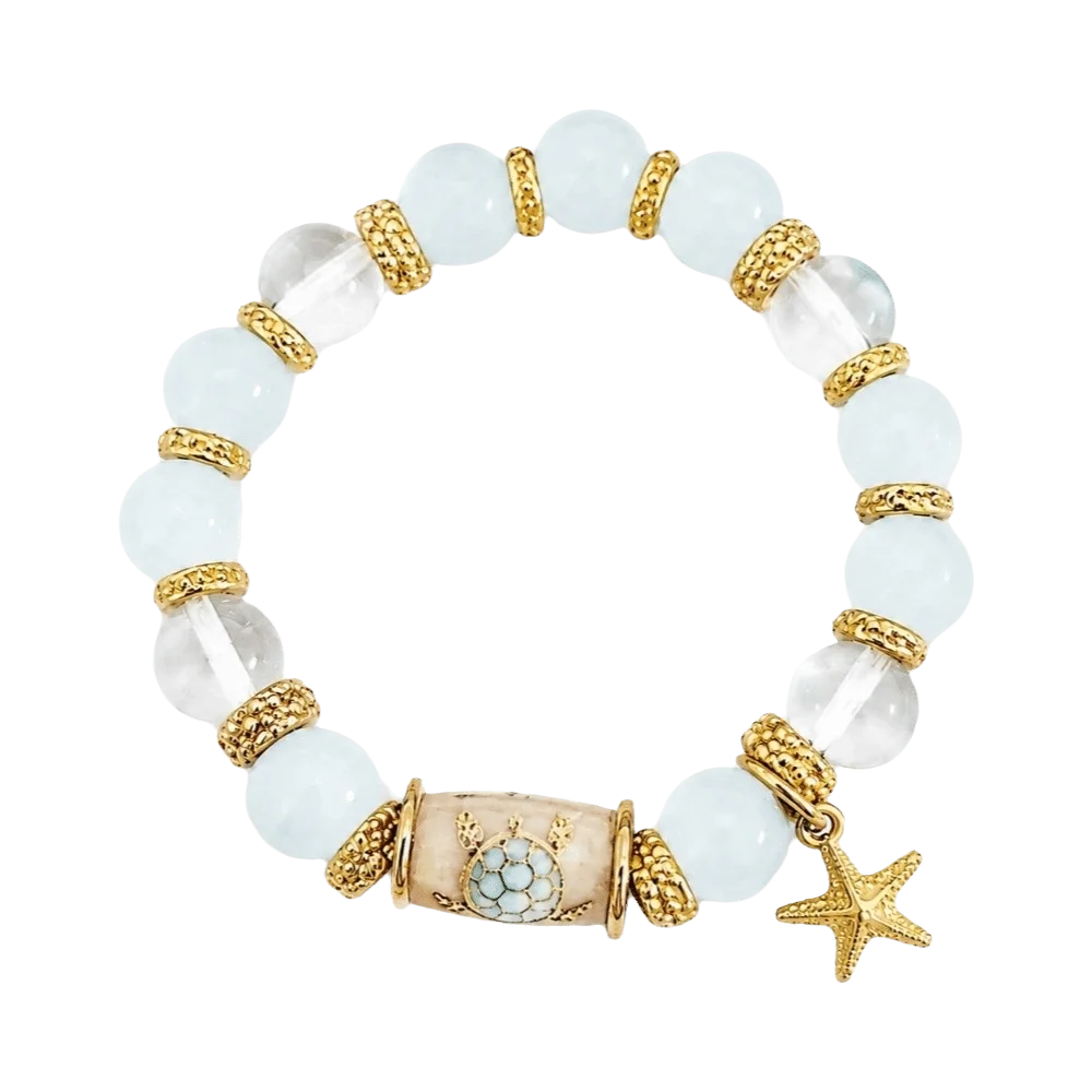 Hummingbird Butterfly Bee Sunflower Beaded Bracelet Women Beaded Bracelet PLUSH Tortoise