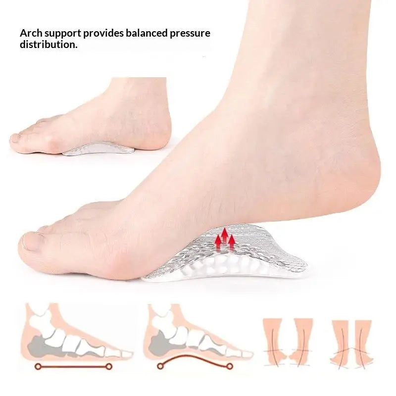 Silicone Gel Forefoot Cushion Pads – Anti-Slip Shoe Inserts 1 Pair Forefoot Shoe Inserts PLUSH
