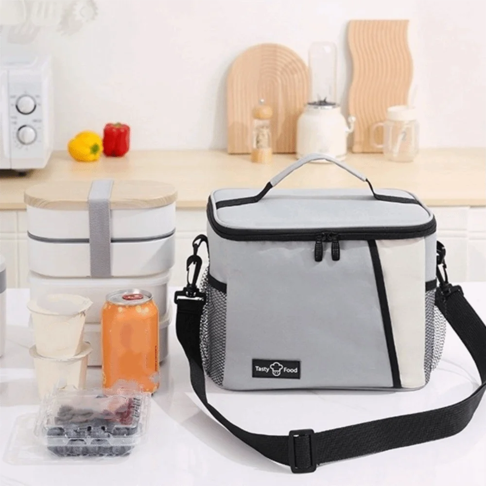 Large Capacity Leakproof Picnic Bag with Shoulder Strap Insulated Picnic Bag PLUSH
