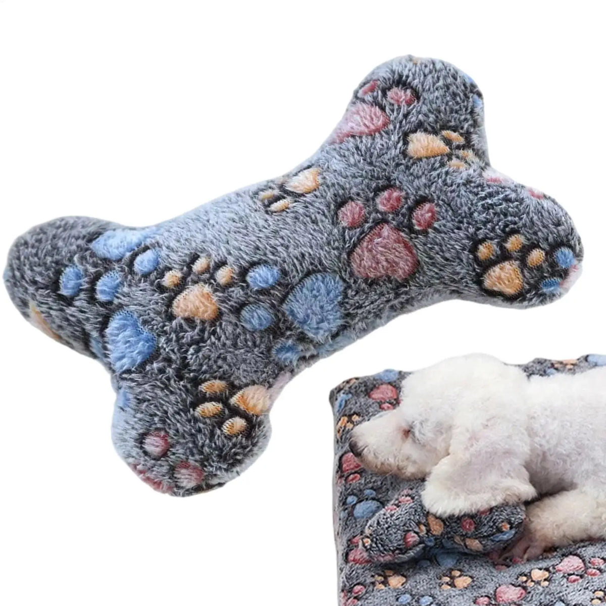 Bone Shaped Plush Pet Pillow – Neck Support for Dogs & Cats Pet Plush Pillow PLUSH