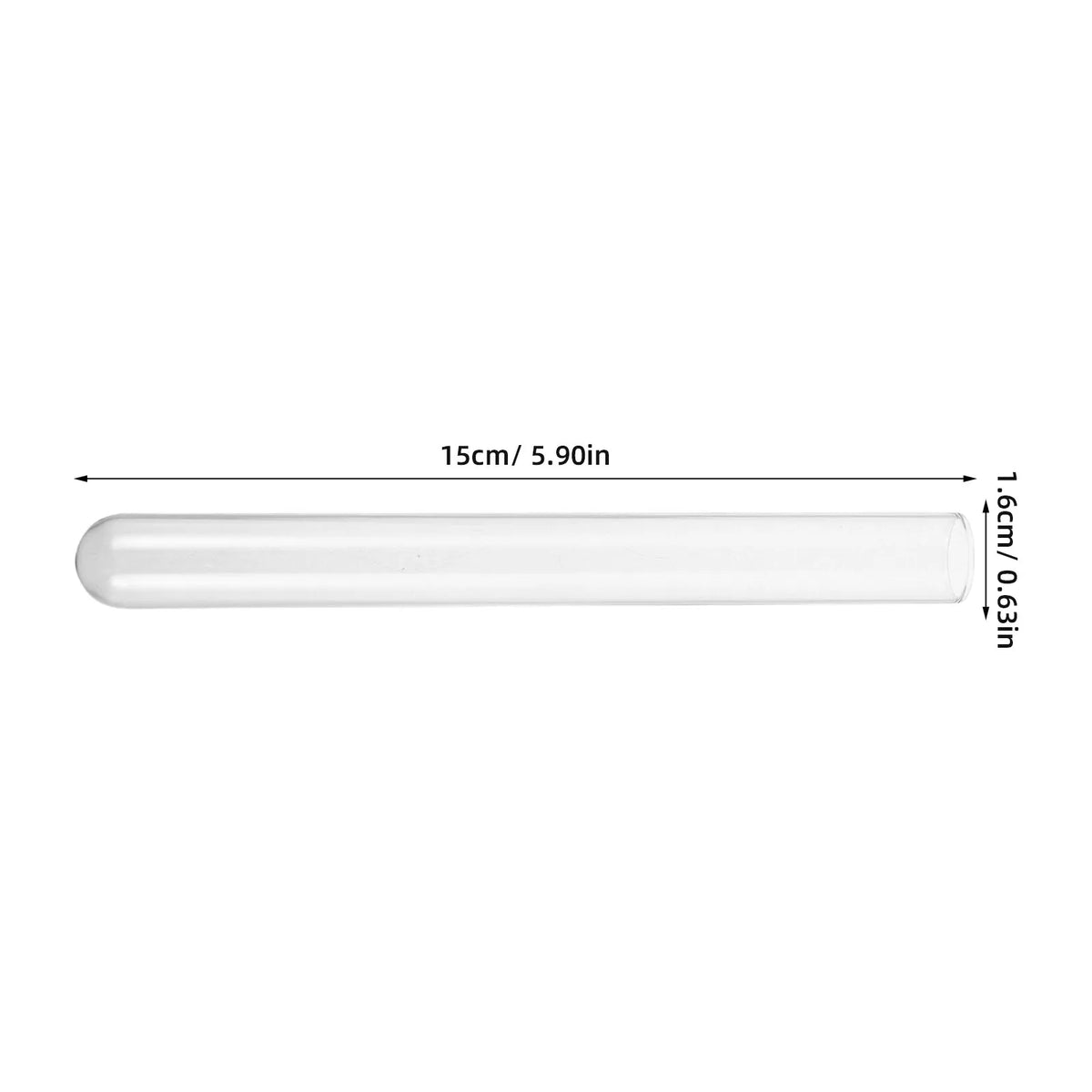 10pcs Borosilicate Glass Test Tubes 16x150mm – Lab & School Lab Glass Test Tubes PLUSH