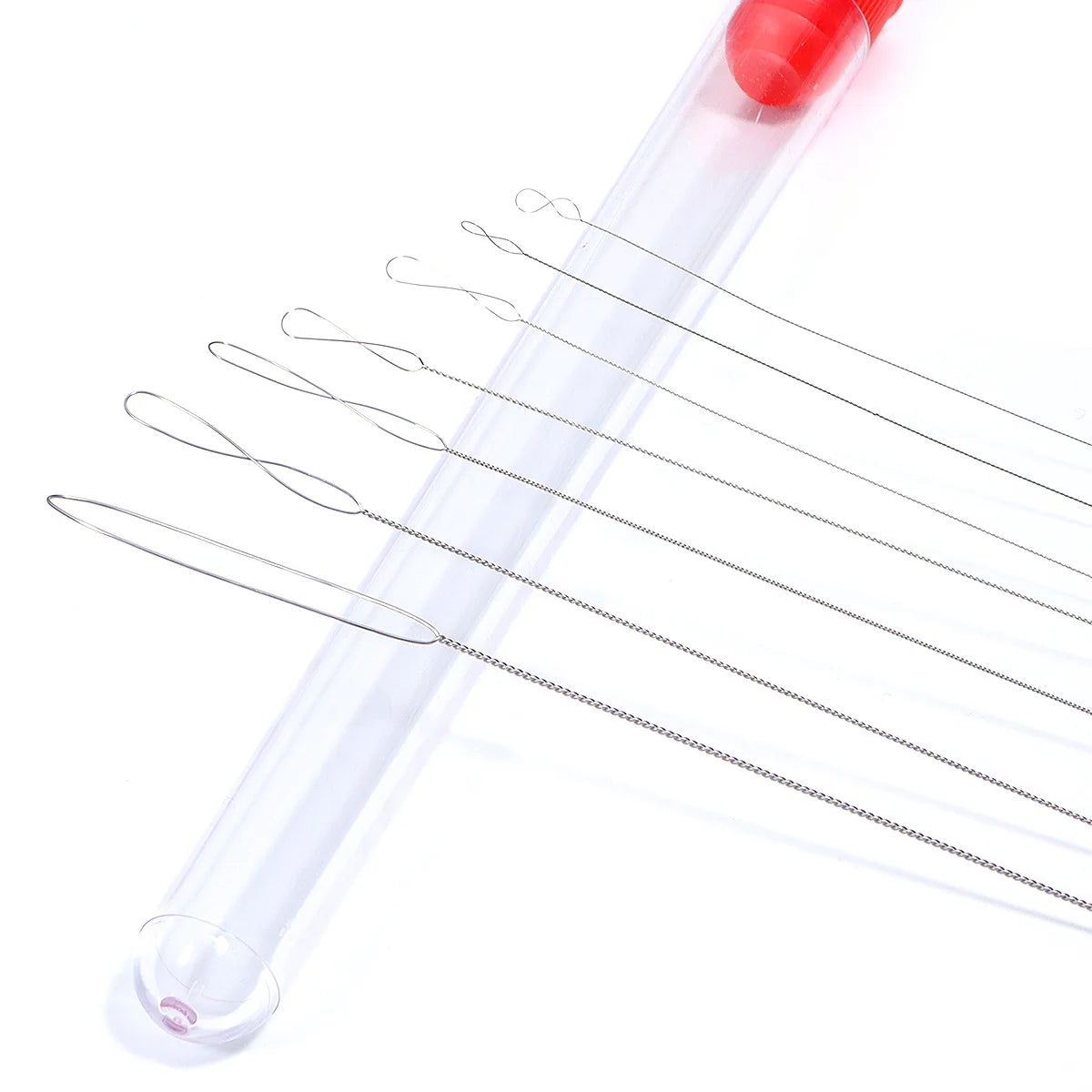 Big Eye Curved Beading Needles 5-7pcs | DIY Jewelry Making Beading Needles PLUSH mix 7pcs