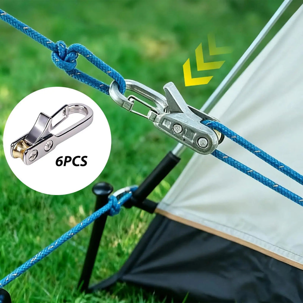 Tooyful Roller Tensioner – Zinc Alloy Rope Tightening Tool Rope Tensioner Tool PLUSH