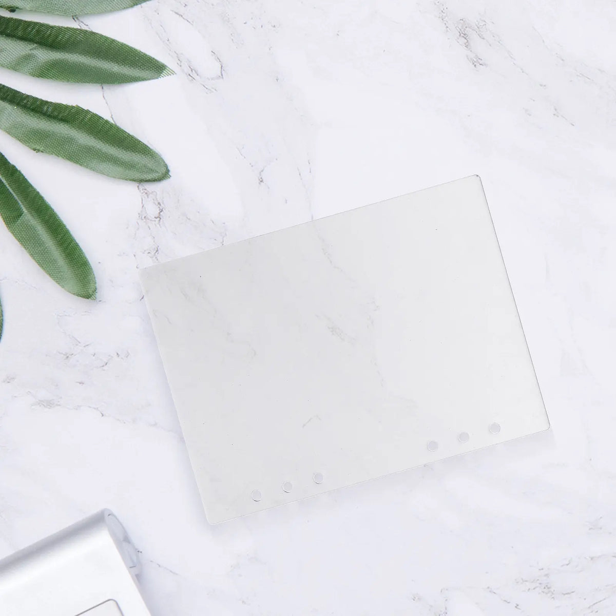 Frosted Acrylic Binder Cover – Reusable A5 Notebook Organizer Acrylic Binder Cover PLUSH