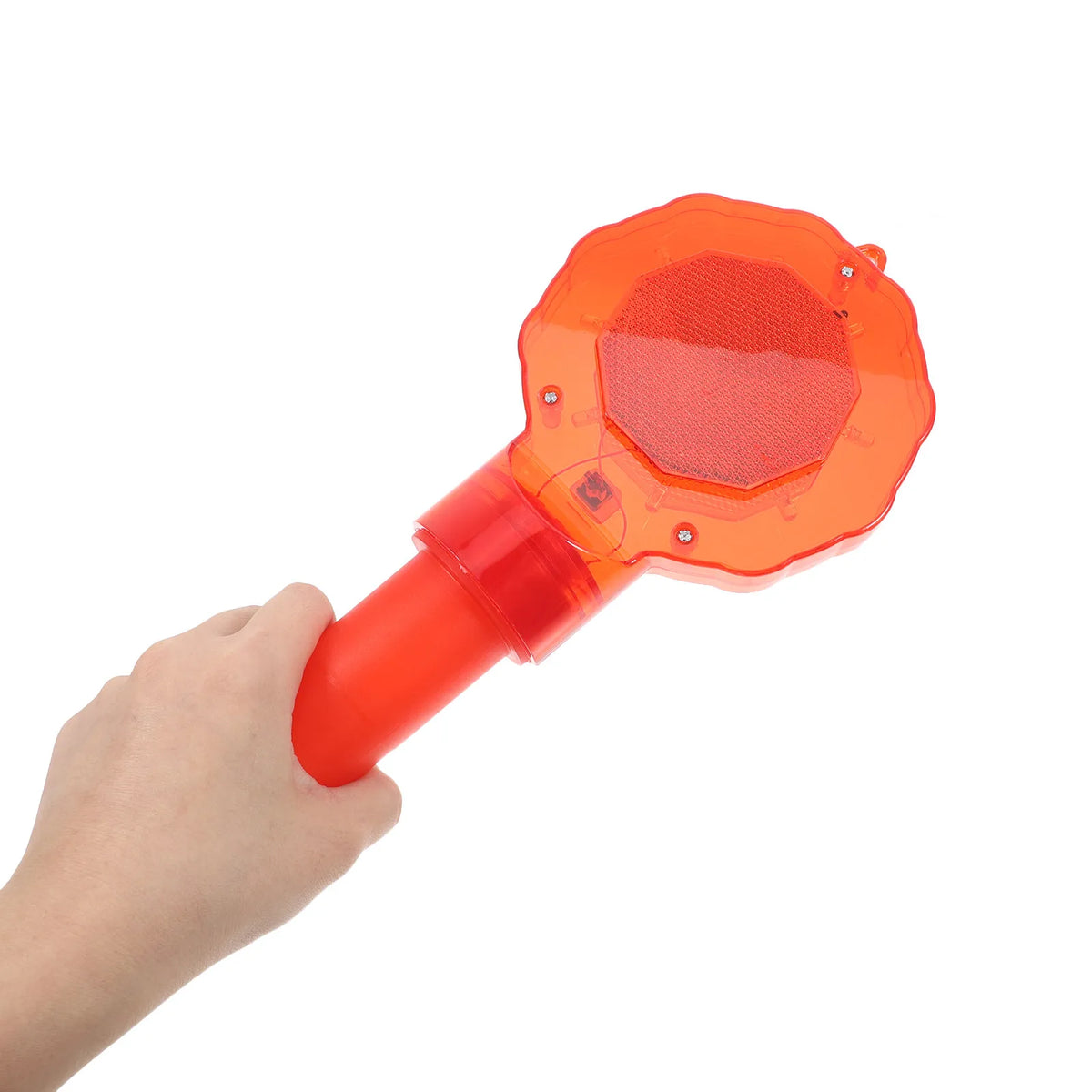 LED Roadblock Warning Light | Red Flashing Safety Lamp Safety Warning Light PLUSH