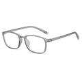 Square Myopia Glasses -1.0 to -6.0 | Black Purple Grey Frames Myopia Eyeglasses PLUSH Grey 550