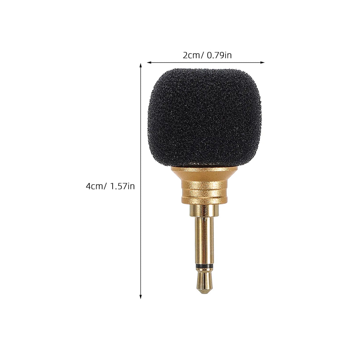 Mini Plug-In Condenser Mic for Smartphone, Tablet & Laptop Plug-In Microphone PLUSH