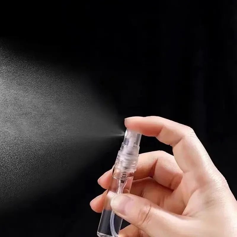 Mini Clear Glass Perfume Vials 3ml 5ml 10ml | 5 & 10 Pack Glass Perfume Vials PLUSH