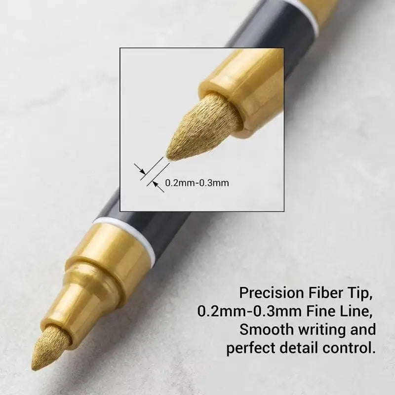 Waterproof Gravestone Marker Pen Fine Tip Oil-Based 8 Colors Gravestone Marker Pen PLUSH