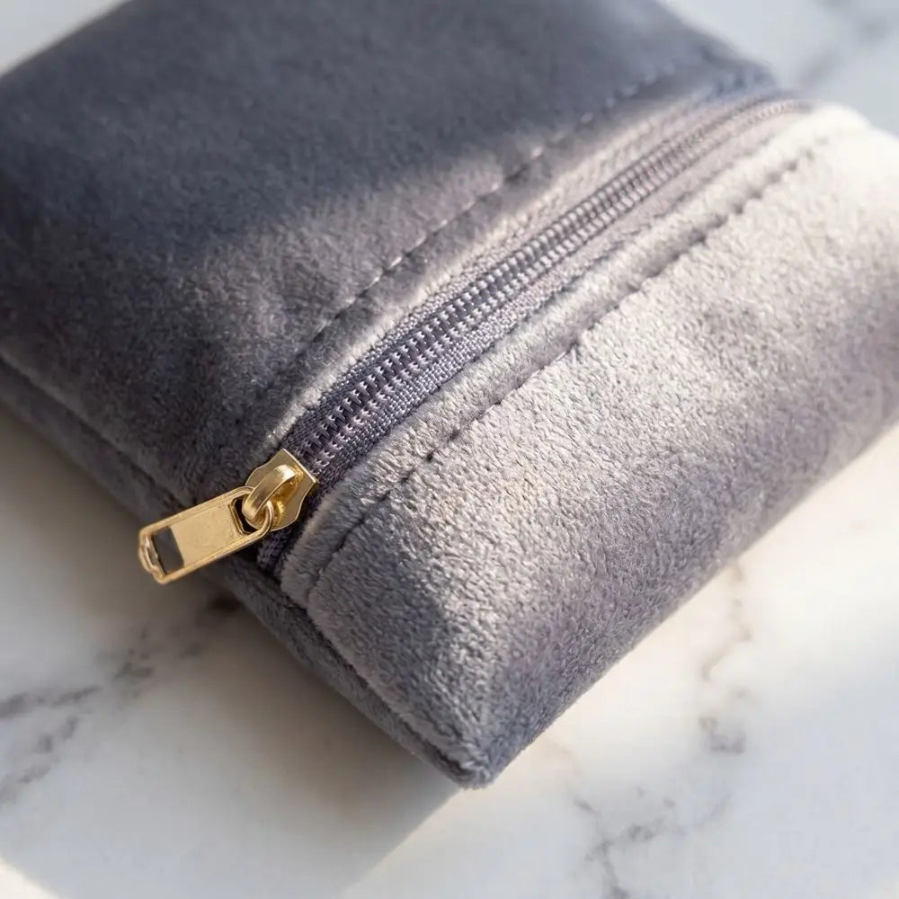 Velvet Zipper Jewelry Pouch | Soft Flannelette Storage Bag Jewelry Storage Pouch PLUSH