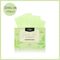 100pcs Face Oil Blotting Sheets – Portable Facial Wipes Oil Blotting Sheets PLUSH Green Tea 100Pcs
