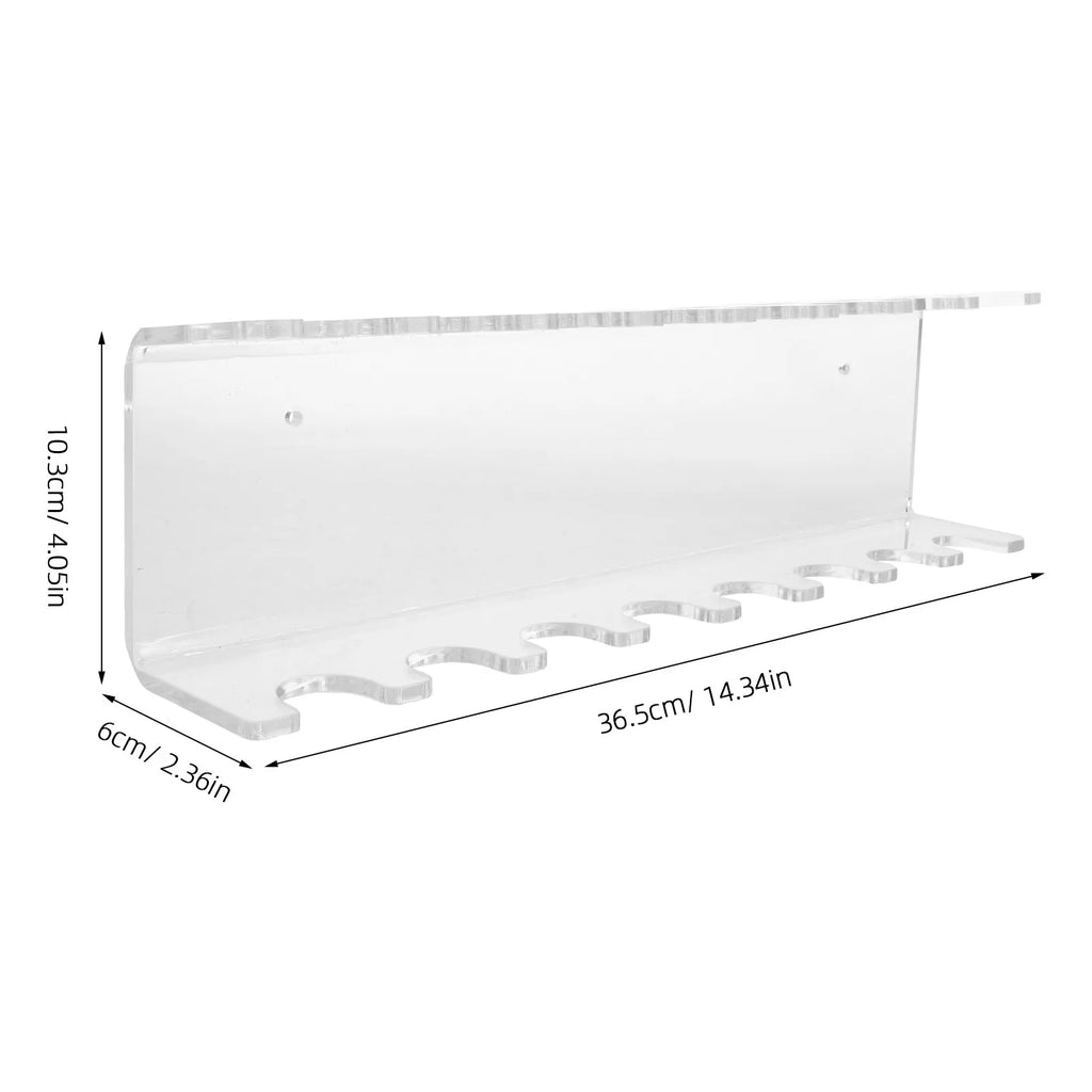Adjustable Lab Pipette Holder Rack – 8-Slot Wall Mount Lab Pipette Rack PLUSH