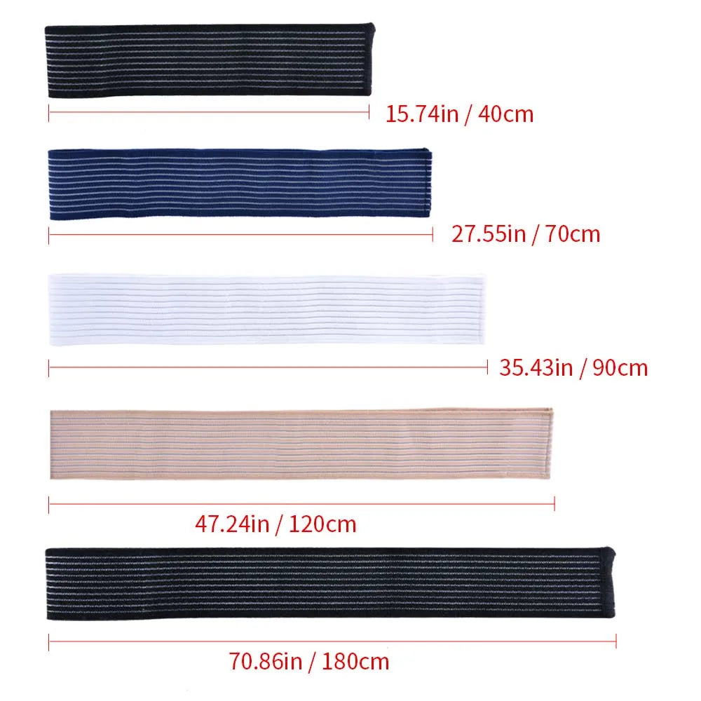 Elastic Compression Bandage Wrap – Knee Wrist Ankle Elbow Compression Bandage Wrap PLUSH