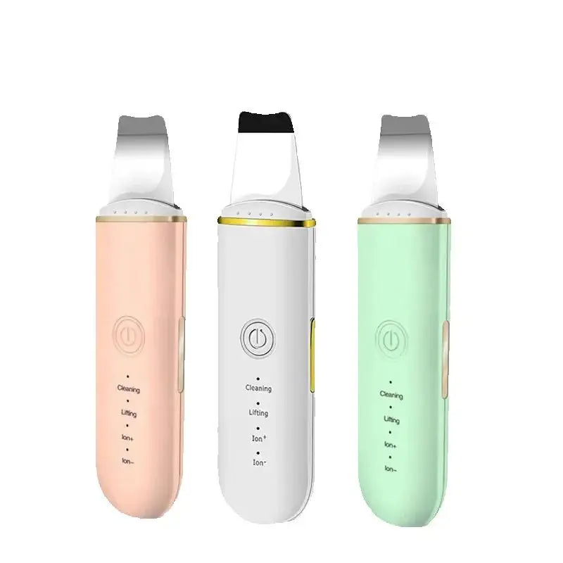 Ultrasonic Skin Scrubber Spatula – 4-Mode Facial Lifting Tool Facial Skin Scrubber PLUSH