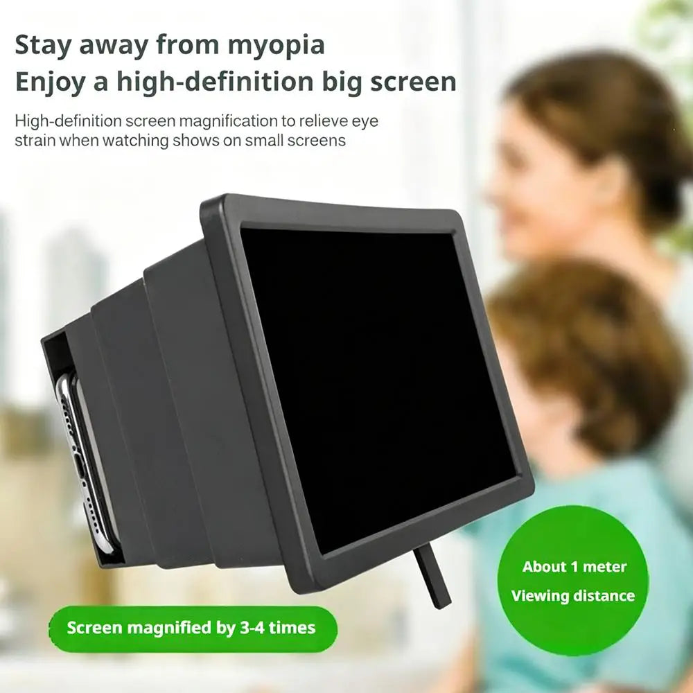 HD Phone Screen Magnifier – 3–4x Enlarger for Movies Phone Screen Magnifier PLUSH
