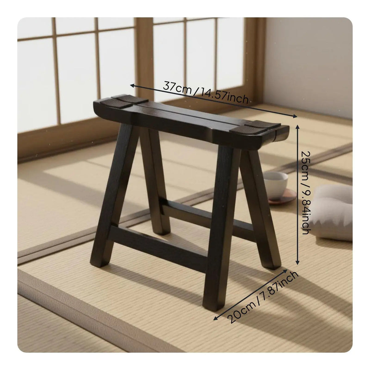 Portable Wooden Guzheng Stand – Meditation Style Zither Stand Instrument Stand PLUSH