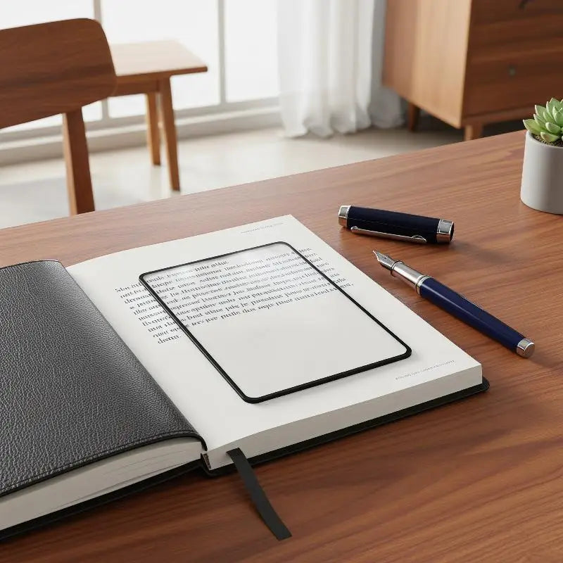 Full Page Sheet Magnifier – Ultra-Thin 20x Lens for Books Sheet Magnifier PLUSH