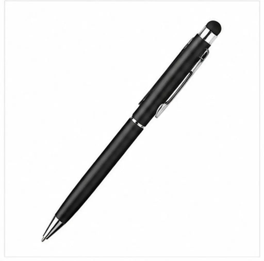 2-in-1 Stylus & Ballpoint Pen for Touchscreen Devices – Black Stylus Ballpoint Pen PLUSH