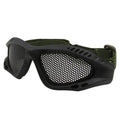 Metal Mesh Safety Glasses – UV & Sand Protection Eyewear Protective Safety Glasses PLUSH Green