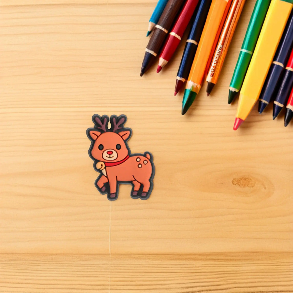 20pcs Christmas Reindeer Pencil Clip Toppers | Classroom Prizes Pencil Clip Toppers PLUSH