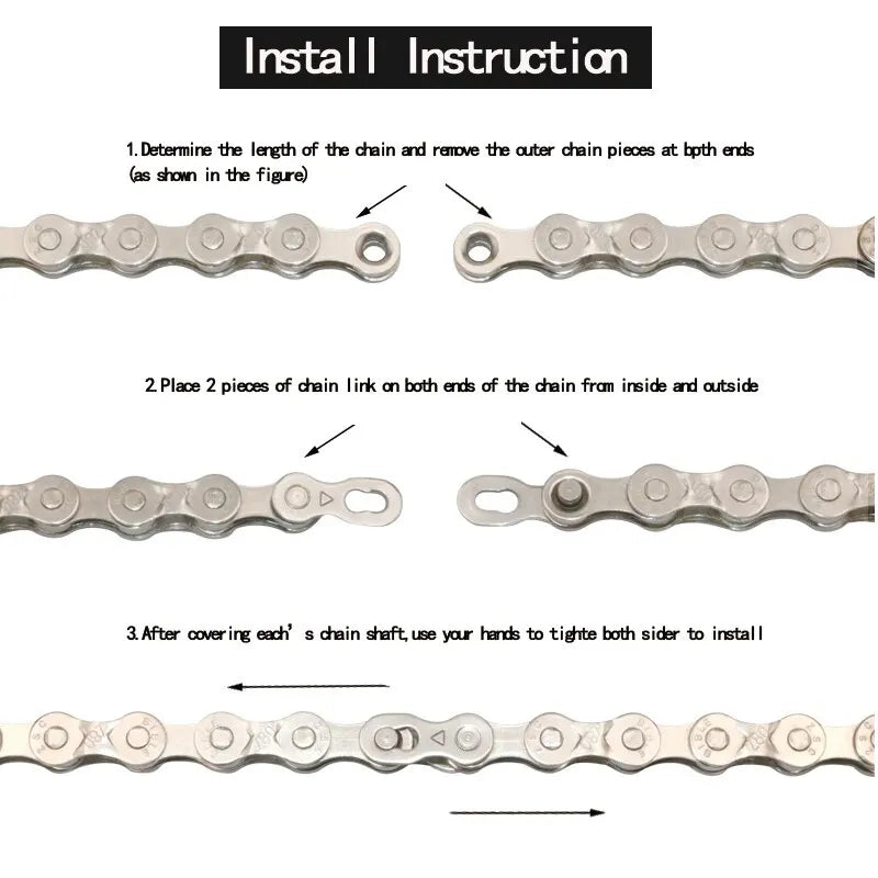RIDERACE Quick Master Chain Links 10/11/12 Speed – 5 Pairs Bike Chain Connector PLUSH