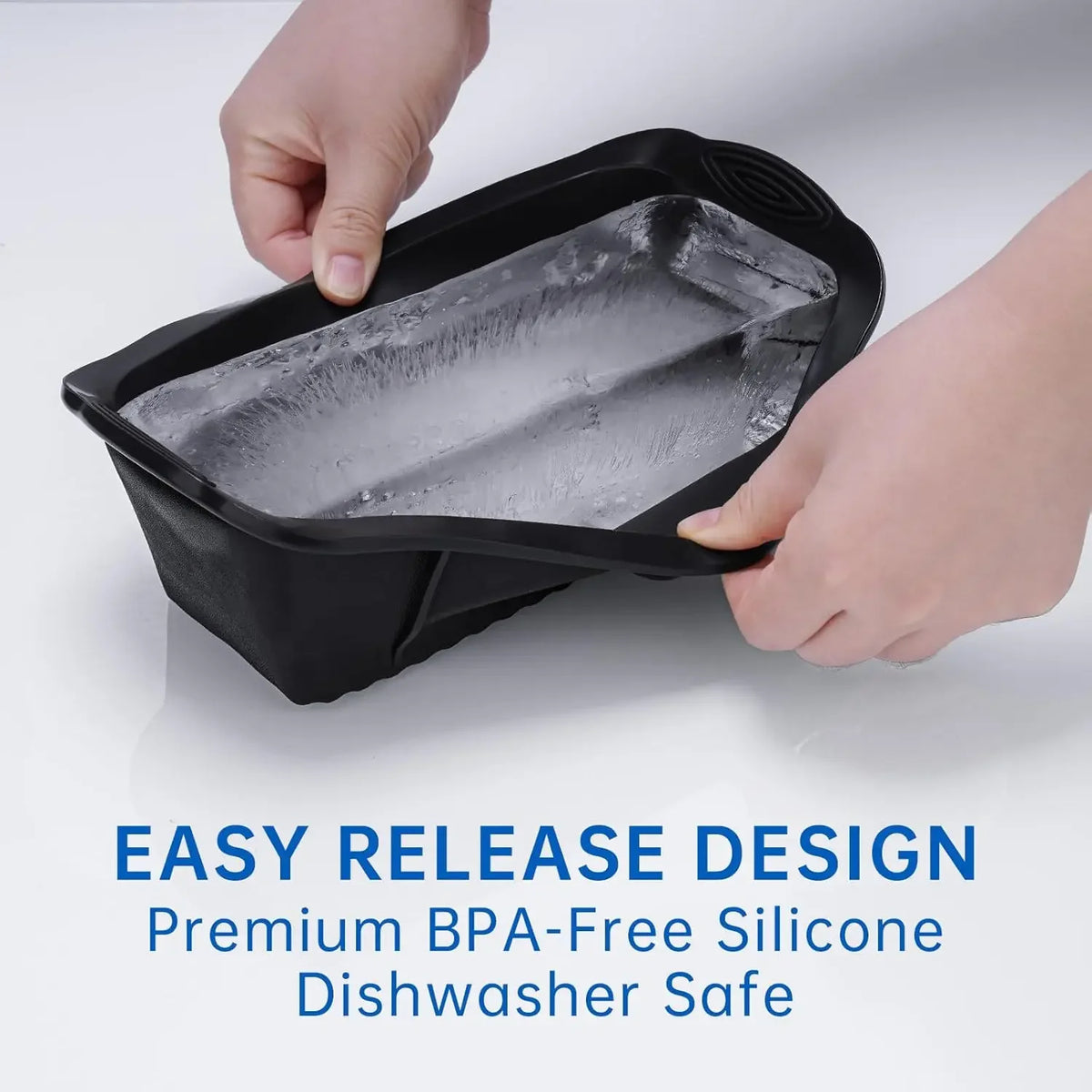 Oversized Silicone Ice Cube Mold – Large Block Ice Tray Silicone Ice Mold PLUSH