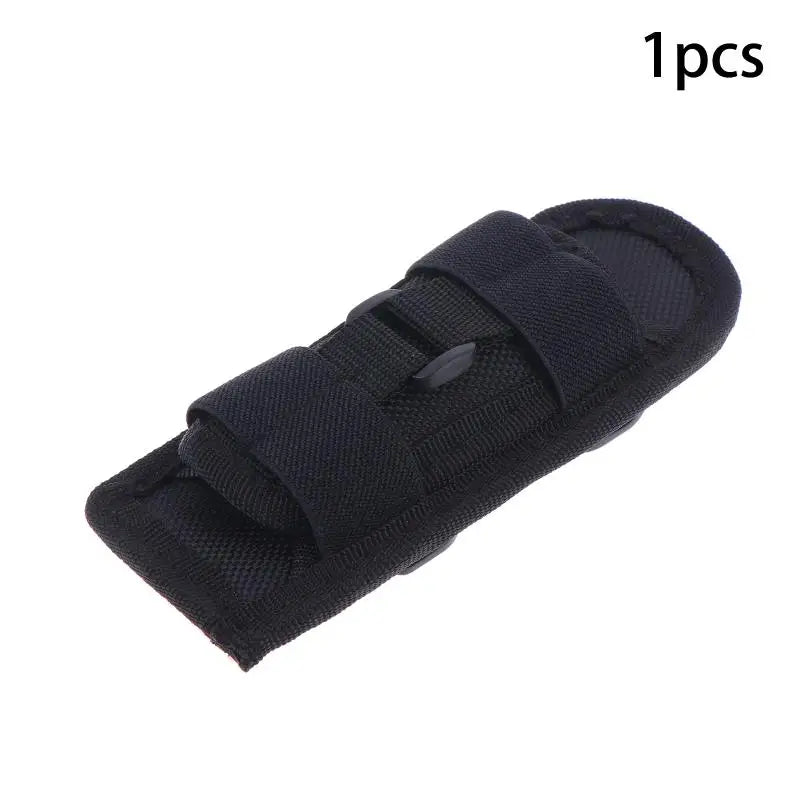 360° Rotatable Belt Flashlight Pouch – Nylon Torch Holster Flashlight Belt Holster PLUSH 1pcs