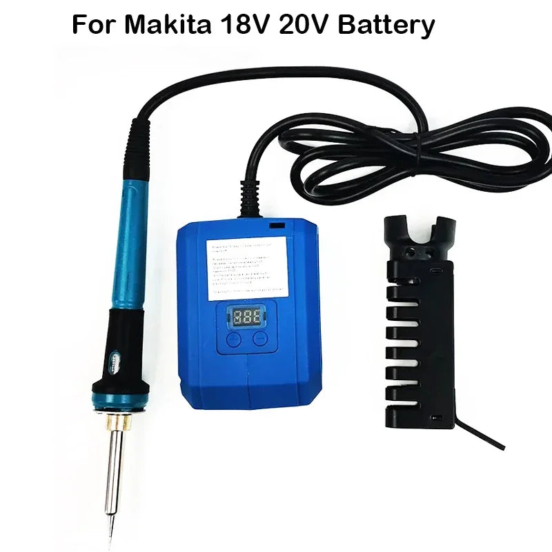 60W Cordless Soldering Iron for Makita DeWalt 20V Battery | 936 Tip Cordless Soldering Iron PLUSH For Makita China Mainland