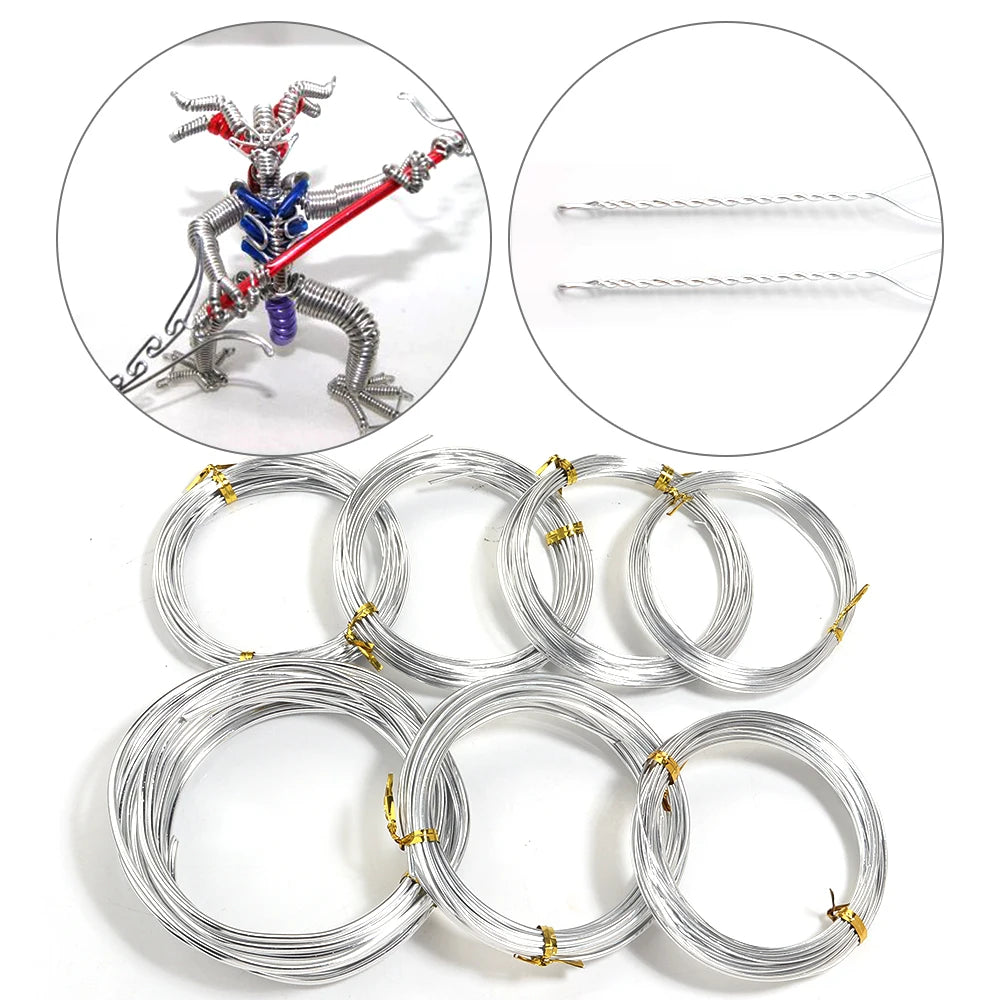 Silver Anodized Aluminum Wire Coil – DIY Jewelry & Crafts Jewelry Craft Wire PLUSH