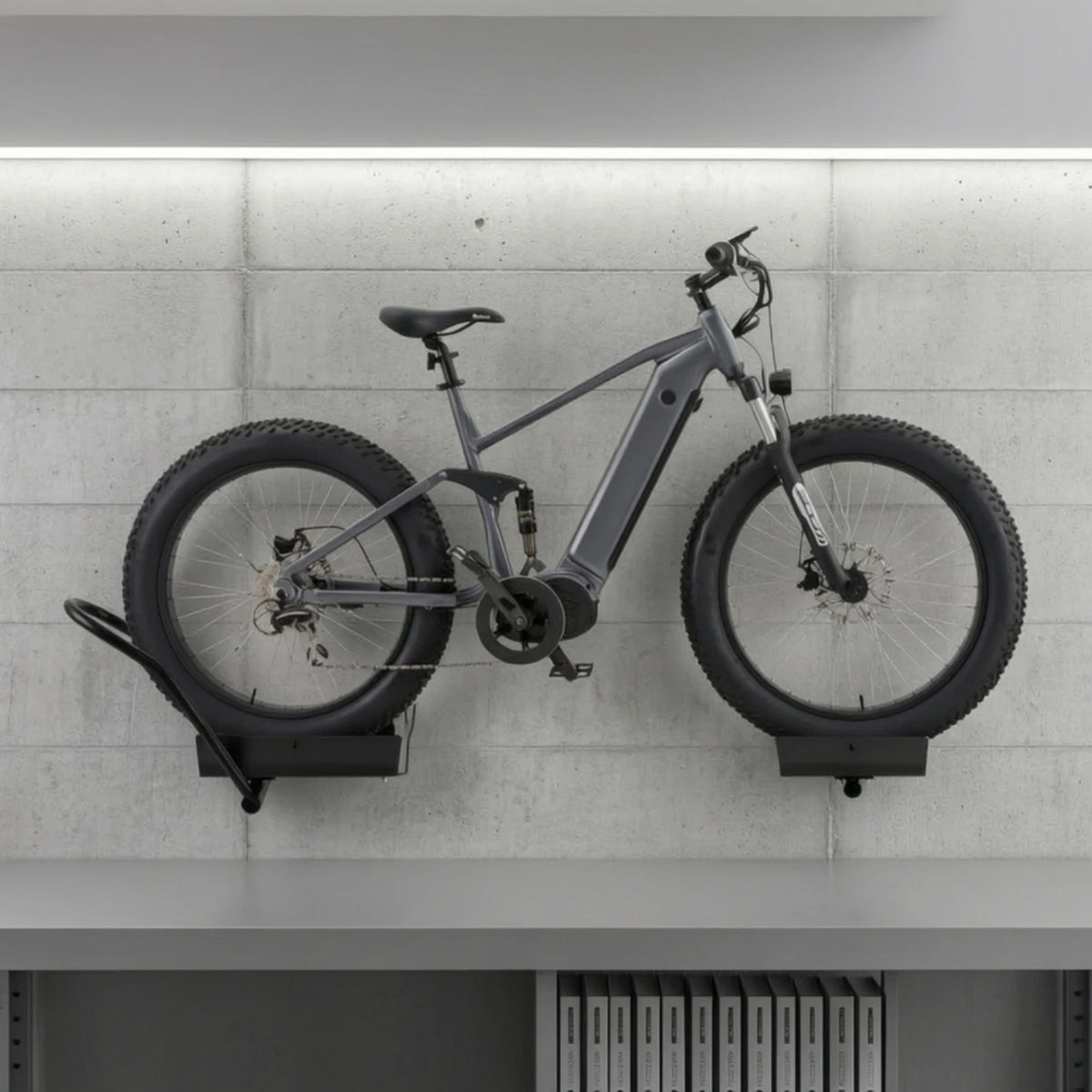 Wall Mount Bike Rack – Adjustable Hanger for 24–29" Cycles Bike Wall Mount PLUSH