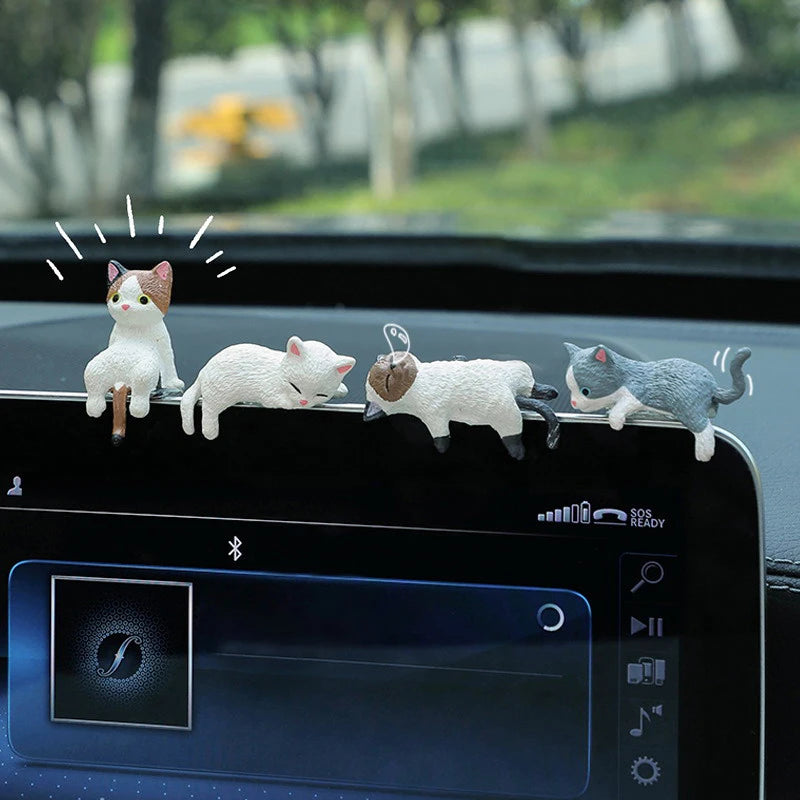 Cute Kitten Car Dashboard & Console Ornament Decoration Car Ornament PLUSH