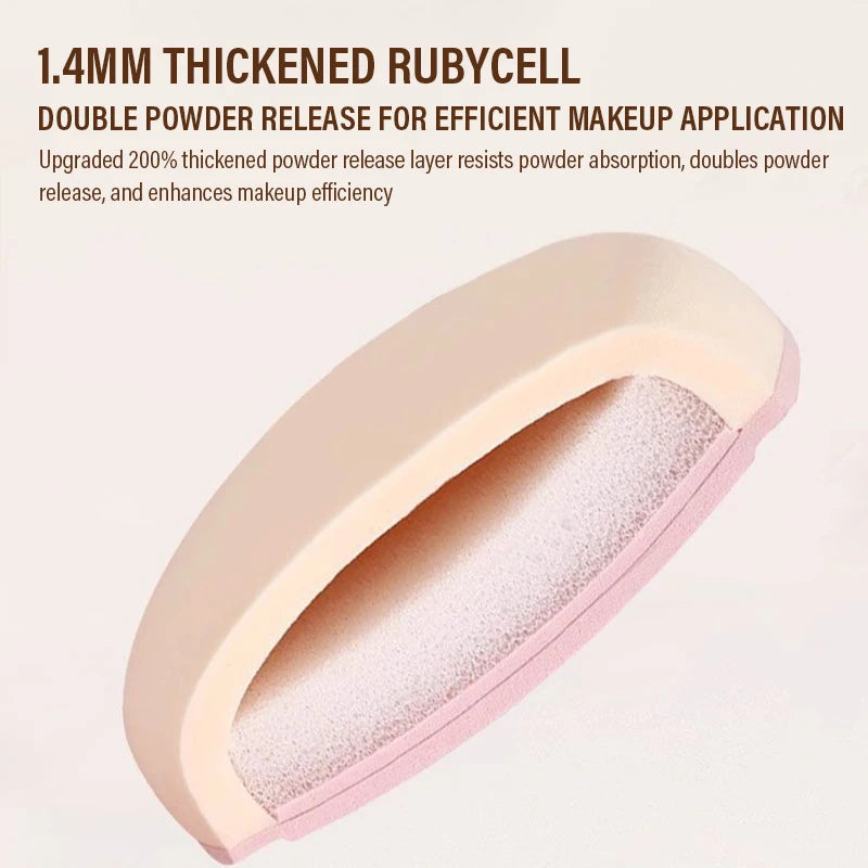 Large Air Cushion Powder Puff – Soft Foundation Sponge, Dry & Wet Makeup Sponge Puff PLUSH