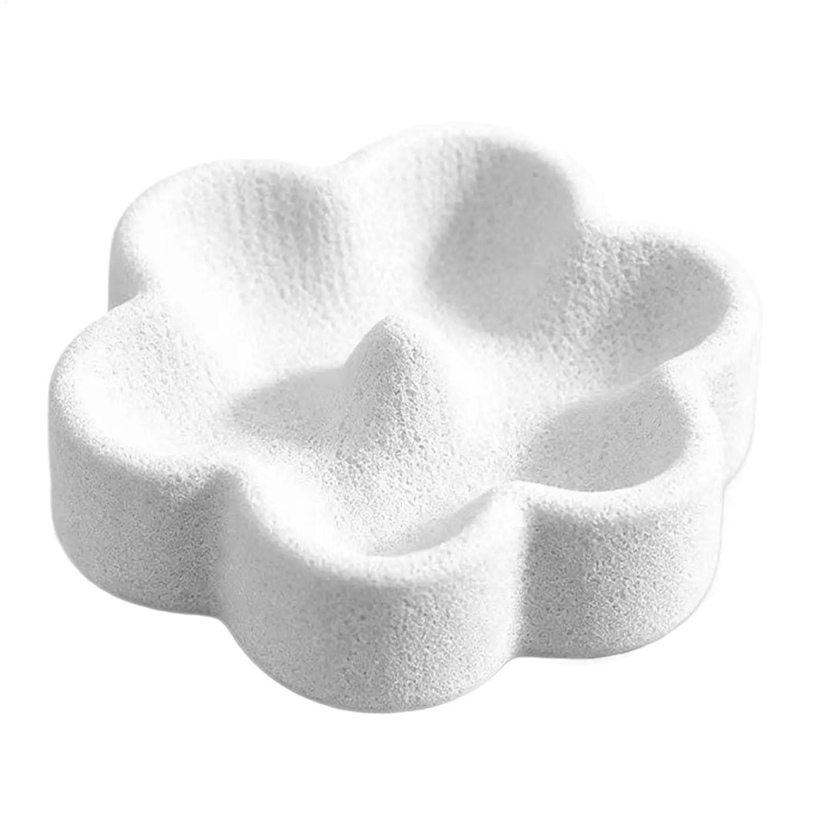 Flower Pumice Bird Feeder Bowl – Anti-Tip Cage Dish Bird Feeder Bowl PLUSH