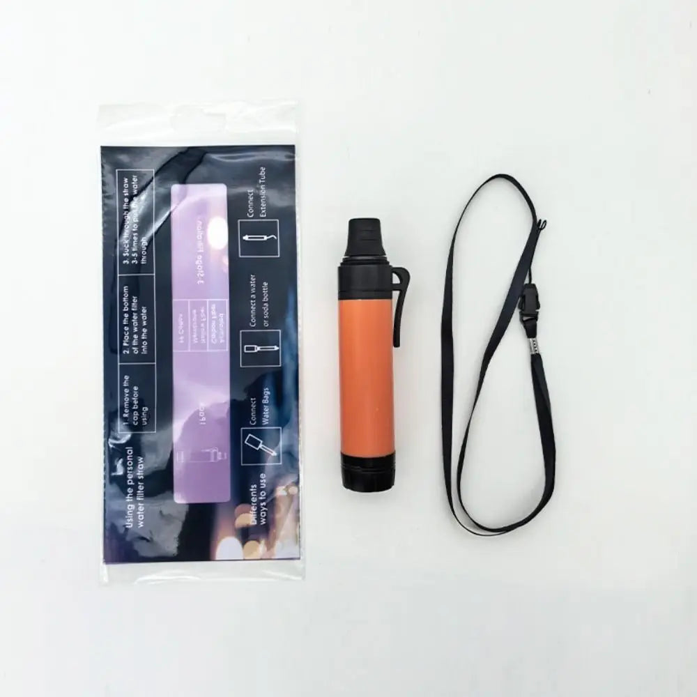 Mini Survival Water Filter Straw – Portable Purifier 1500L Water Filter Straw PLUSH