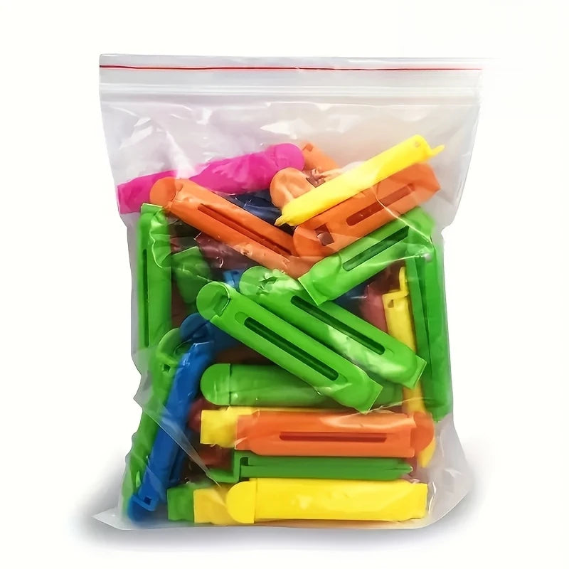 5pcs Colorful Sealing Clips – Bag Clips for Kitchen Storage Kitchen Bag Clips PLUSH