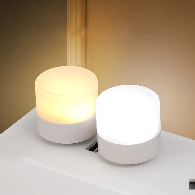 ZWINCKY USB LED Night Light – Mini Plug-In Reading Lamp 1W USB LED Night Light PLUSH