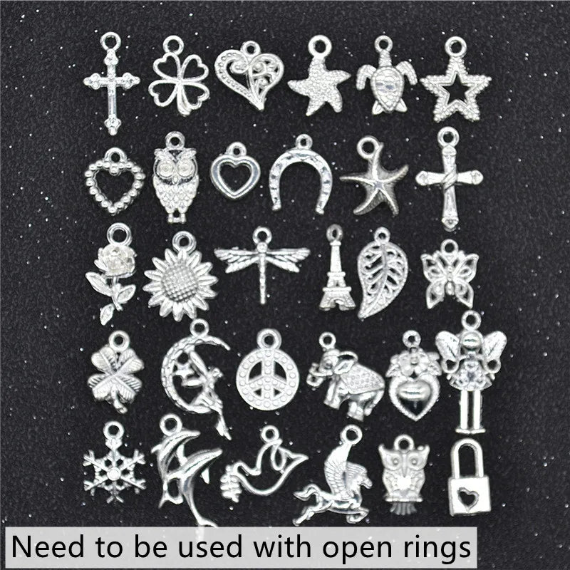 30pcs Dreadlock Braid Beads – Mixed Charm Hair Rings Set Hair Braid Beads PLUSH 30pcs NO.13