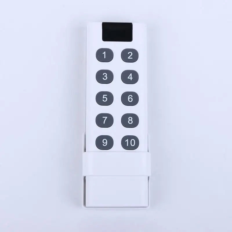 433MHz RF Remote Control Transmitter – 100m Wireless Range RF Transmitter Remote PLUSH 10 Buttons No plug
