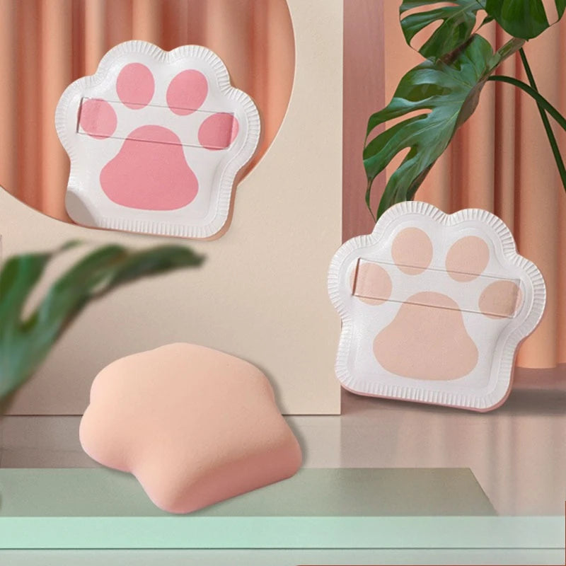 Cat Paw Makeup Sponge Cushion Puff – Soft Foundation Applicator Makeup Sponge Puff PLUSH