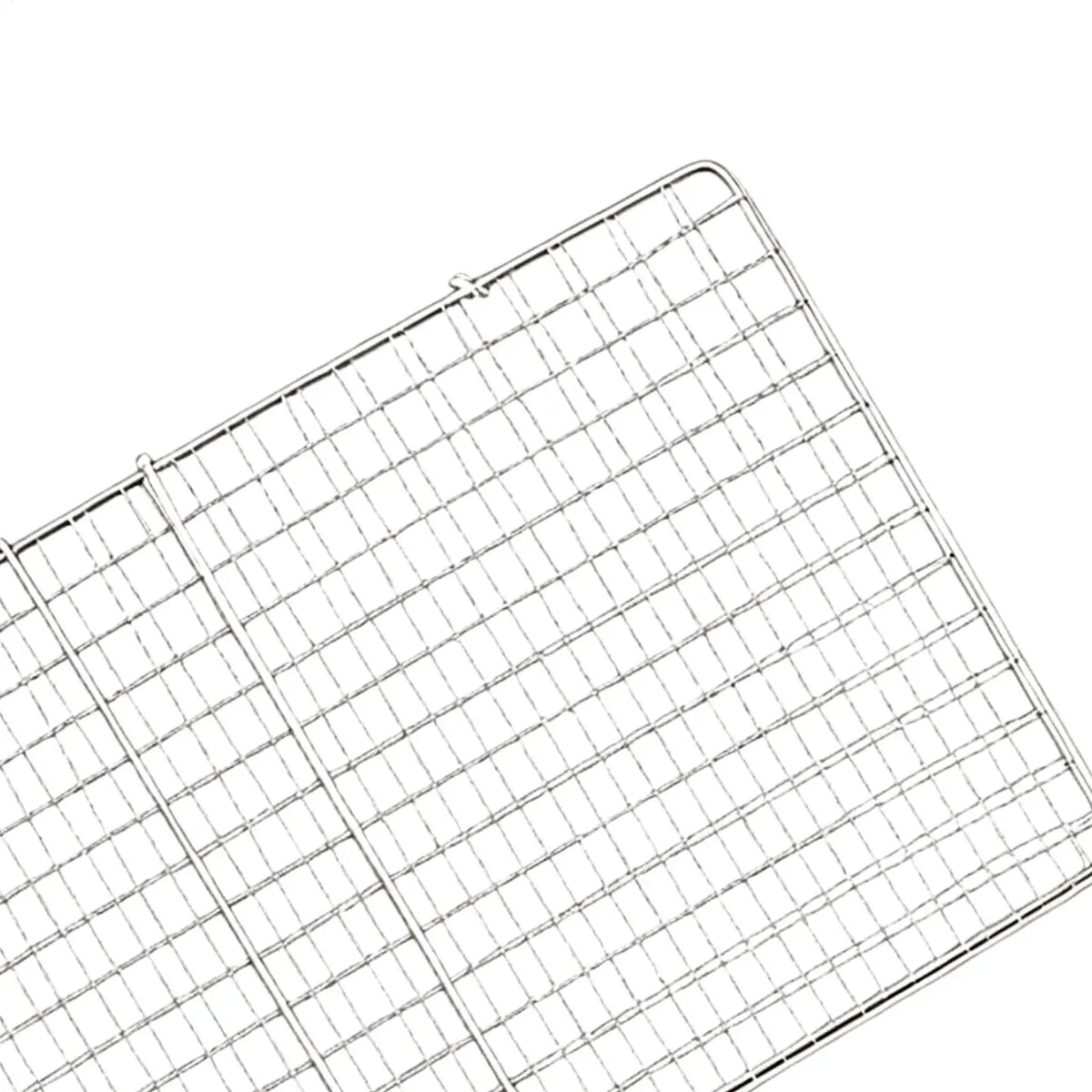Large Folding Stainless Steel Grill Basket – Removable Handle BBQ Grill Basket PLUSH