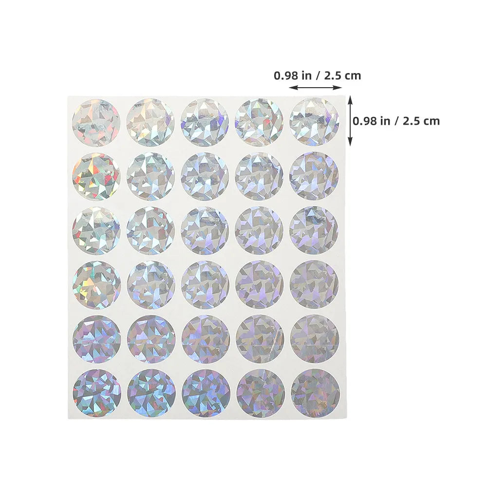 10 Sheets Round Scratch Off Stickers – DIY Reward Labels Scratch Off Stickers PLUSH