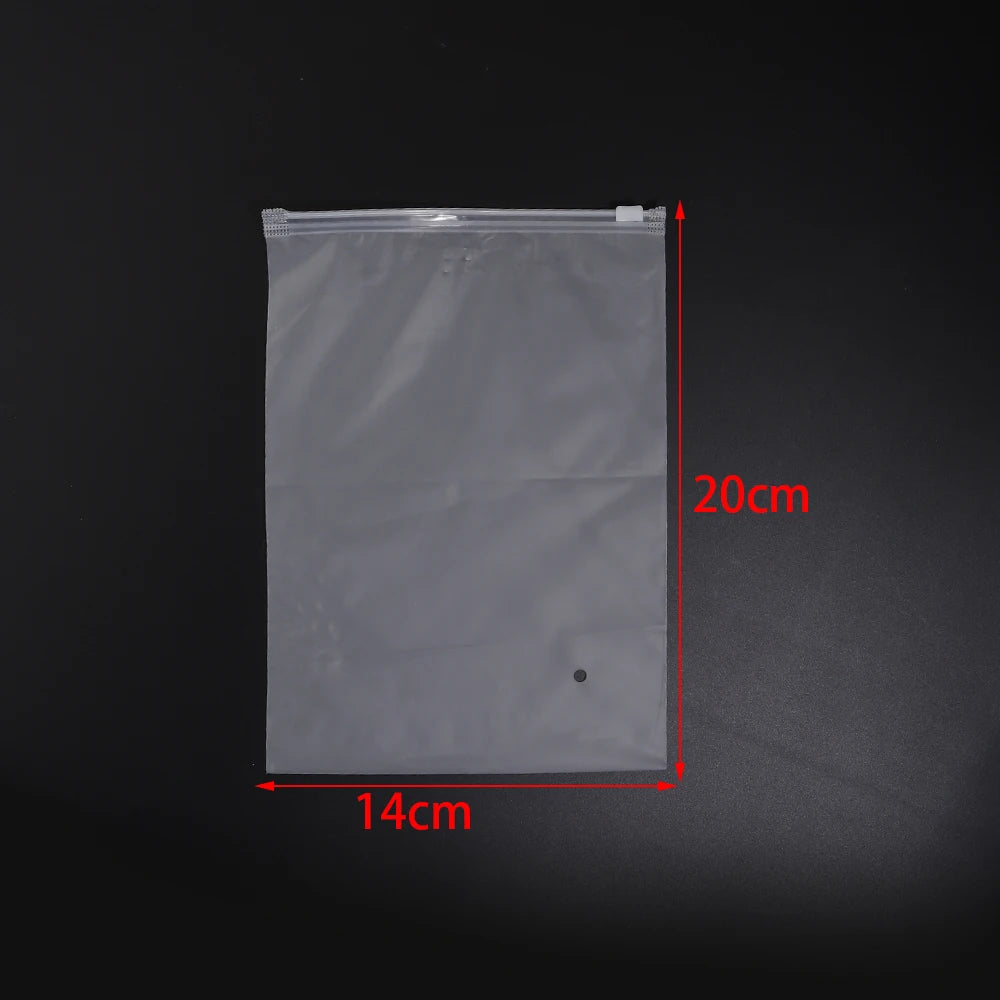Matte Frosted Ziplock Bags – Jewelry & Craft Storage Pouches Ziplock Storage Bags PLUSH 14X20cm 10pcs