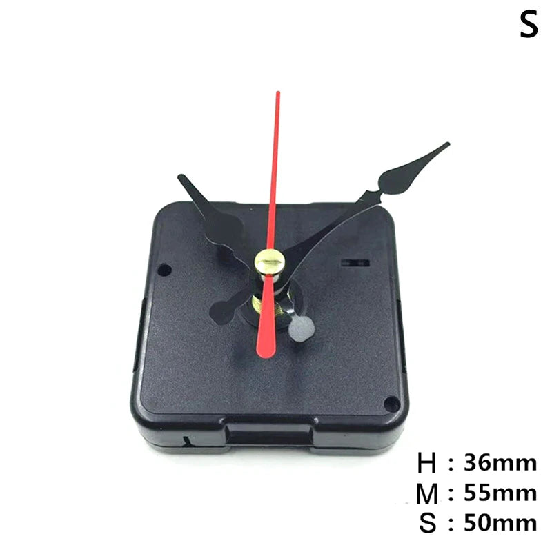 Silent Quartz Clock Movement DIY Kit with Hands – Long Shaft Clock Movement Kit PLUSH S