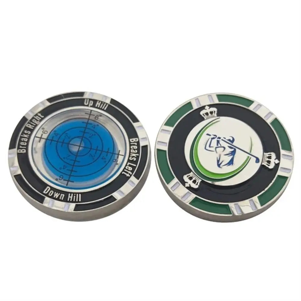 Golf Green Reader Slope Meter & Spirit Level Tool Golf Training Tool PLUSH Style2 blue