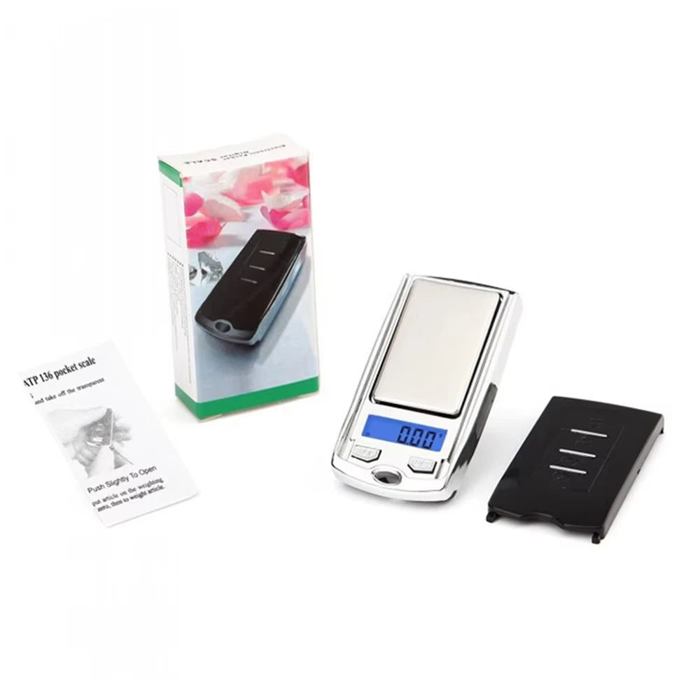 Mini Digital Pocket Scale 200g 0.01g – Gold & Jewelry Scale Digital Pocket Scale PLUSH 1pc 200g