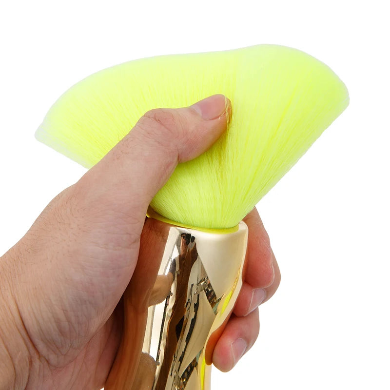 Gold Barber Neck Duster Brush – Soft Hair & Beard Cleaner Barber Neck Duster Brush PLUSH