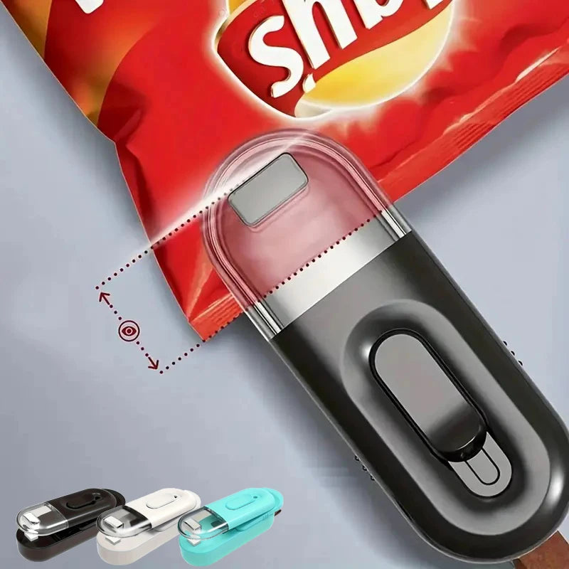 Mini Plastic Bag Sealer Machine – Food & Snack Storage Bag Sealing Machine PLUSH