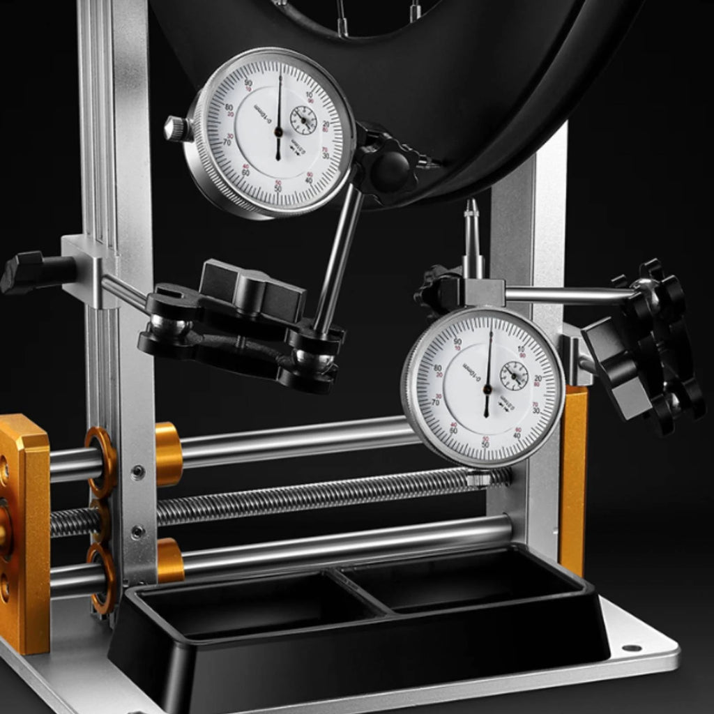 Wheel Truing Stand with Dial Indicator | Bench-Top Wheel Truing Stand PLUSH