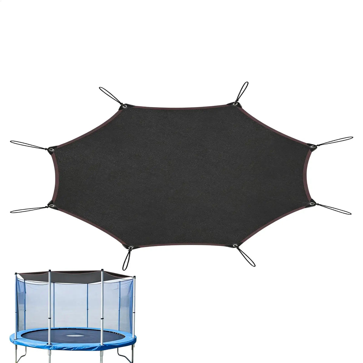 10/12/14 FT Trampoline Sunshade Cover | UV & Weather Protection Trampoline Shade Cover PLUSH